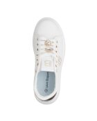 Sneakers Camille en cuir blanc pur