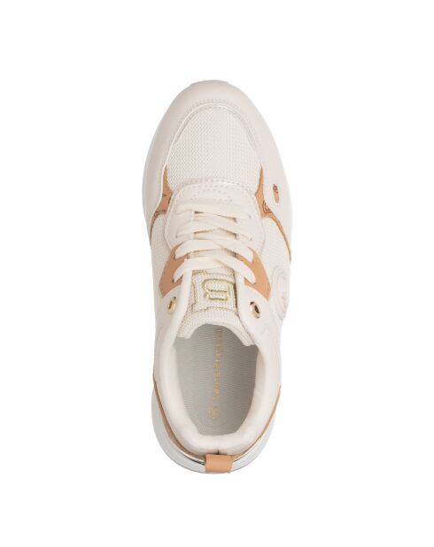 Sneakers Tom en cuir ivoire nacré