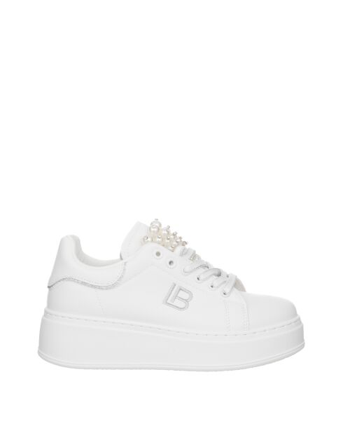 Sneakers Noah en cuir blanc pur