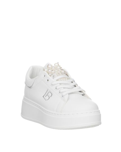 Sneakers Noah en cuir blanc pur