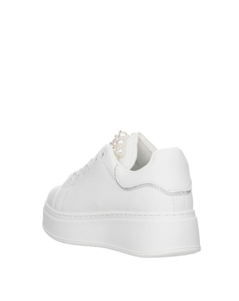 Sneakers Noah en cuir blanc pur