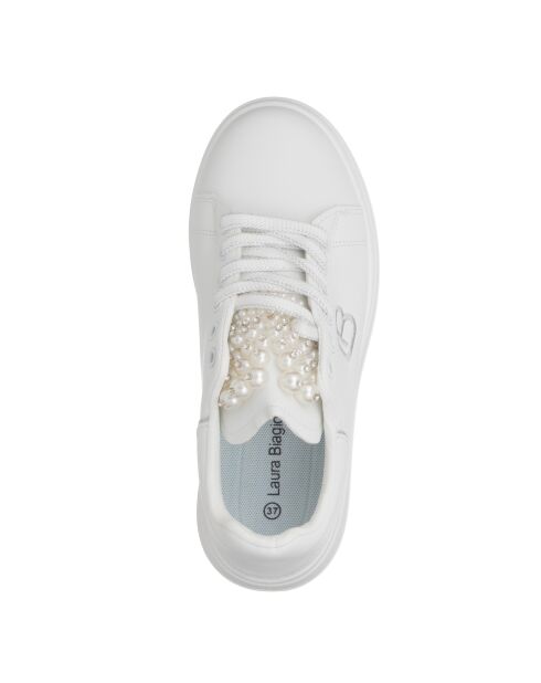 Sneakers Noah en cuir blanc pur