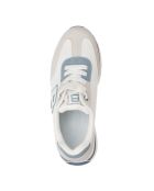 Zapatillas Elodie nubuk gris azul