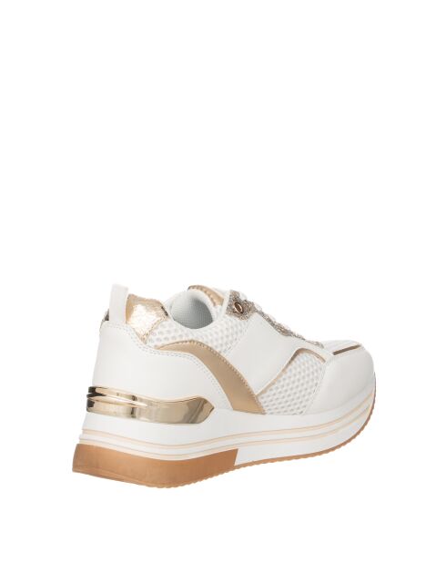 Sneakers Théo en cuir blanc pur