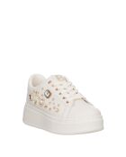 Sneakers Raphaël en cuir ivoire nacré