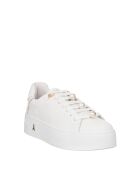 Sneakers Kaël en cuir blanc platinum