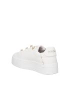 Sneakers Kaël en cuir blanc platinum
