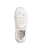 Sneakers Kaël en cuir blanc platinum