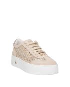 Sneakers Joris en cuir beige platinum