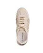 Sneakers Joris en cuir beige platinum