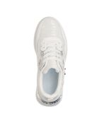 Sneakers Manon en cuir blanc pur