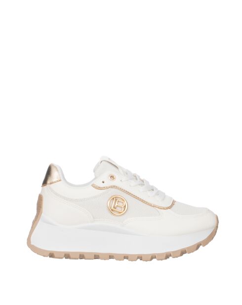 Sneakers Adrien en cuir blanc pur