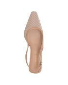 Pumps Eloïse in mesh color sabbia - Tacco: 5 cm