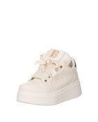 Sneakers Sofia en cuir ivoire nacré