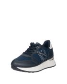 Sneakers Clément aus marineblauem Leder