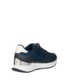 Sneakers Clément aus marineblauem Leder