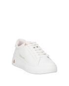 Sneakers Gaïa en cuir blanc platinum