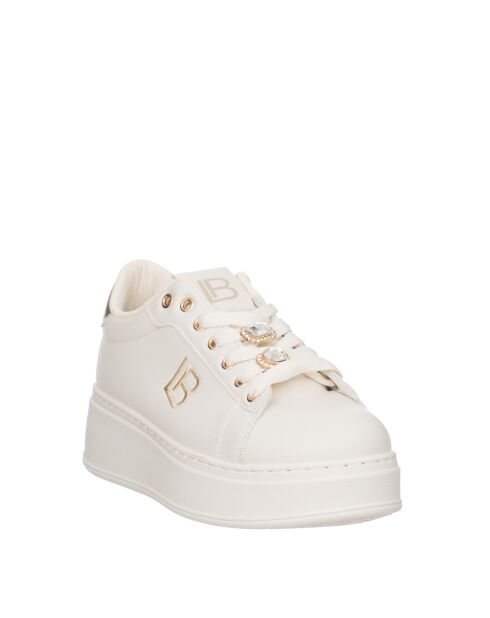 Sneakers Hugo aus beigem Kalbsleder