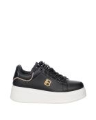 Eleganti sneakers Ethan in pelle nera