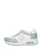 Sneakers Clara in pelle blu