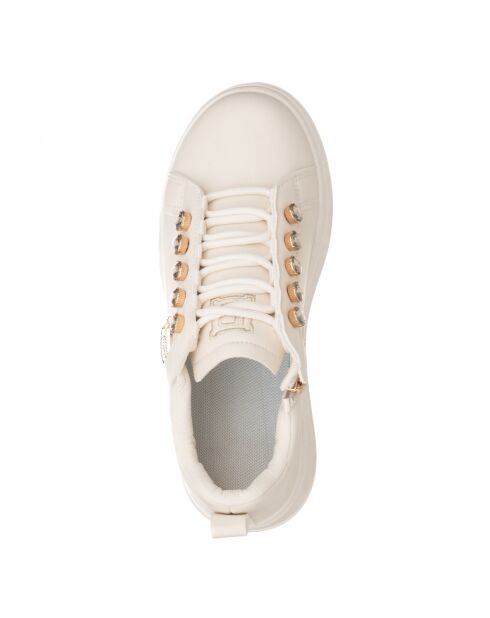 Sneakers Gabriel en cuir ivoire nacré