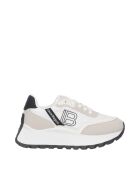 Sneakers Agathe in pelle nabuk grigio-nera