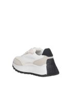 Sneakers Agathe in pelle nabuk grigio-nera