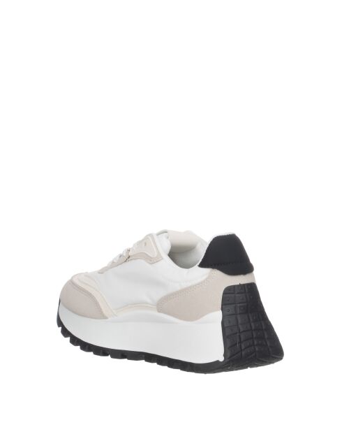 Zapatillas Agathe de piel nobuk gris-negra