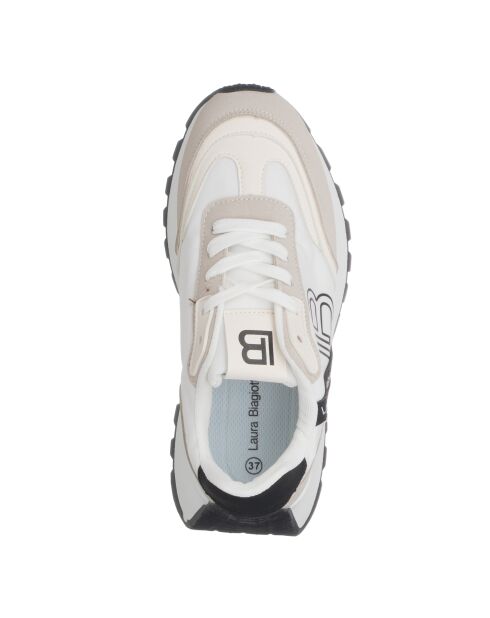 Zapatillas Agathe de piel nobuk gris-negra