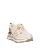 Sneakers Louna en cuir ivoire nacré