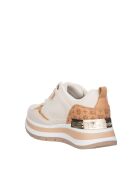 Sneakers Louna en cuir ivoire nacré