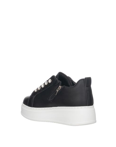 Chloé stylische schwarze Ledersneaker