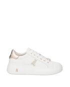 Zapatillas Althéa de piel platino blanca