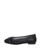 Ballerines Vincent textile noires