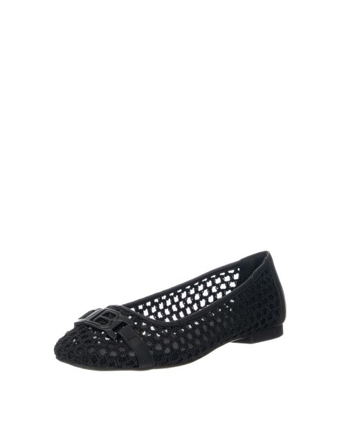 Ballerines Vincent textile noires