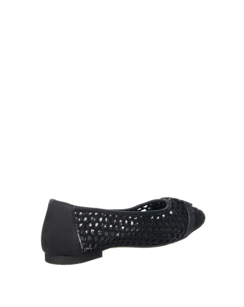 Ballerines Vincent textile noires