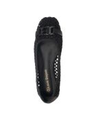 Ballerines Vincent textile noires