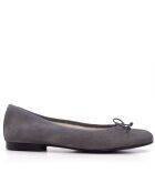 Ballerines en daim Mariane gris cendre