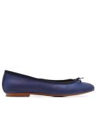 Ballerines en cuir Mariane marine