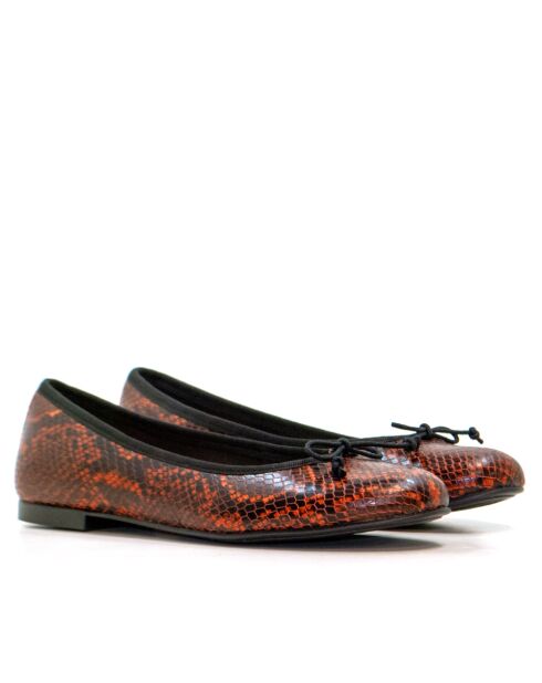 Deborah rote Lederballerinas