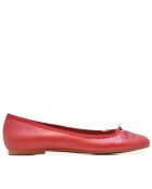 Rode leren ballerina's van Mariane