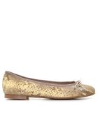 Ballerines en cuir Deborah dorées