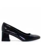 CA-2247 loungeschoenen in zwart lakleer - hak van 6 cm