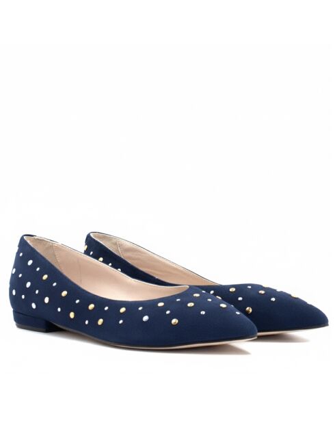 Ballerines en daim ca-106 marine
