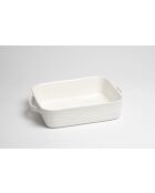 Fuente rectangular para hornear Le Blanc blanc - 11x9