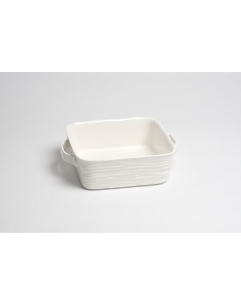 Plat de cuisson carré Le Blanc blanc - 8x8cm