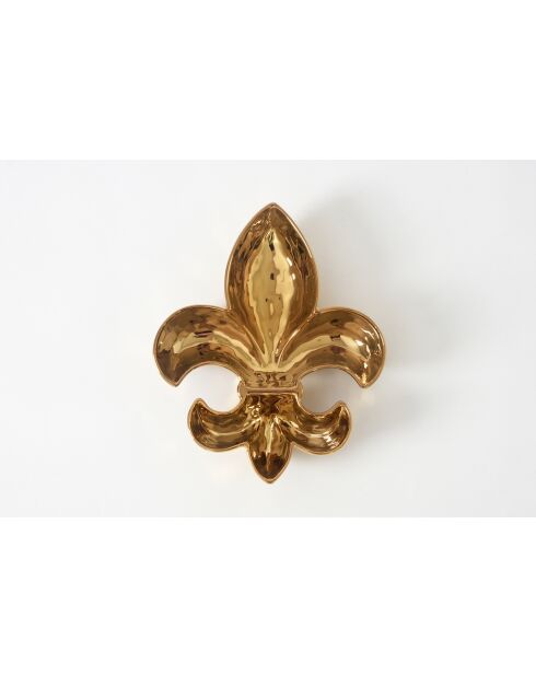 Tazón de aperitivo FLEUR DE LYS blanco y dorado