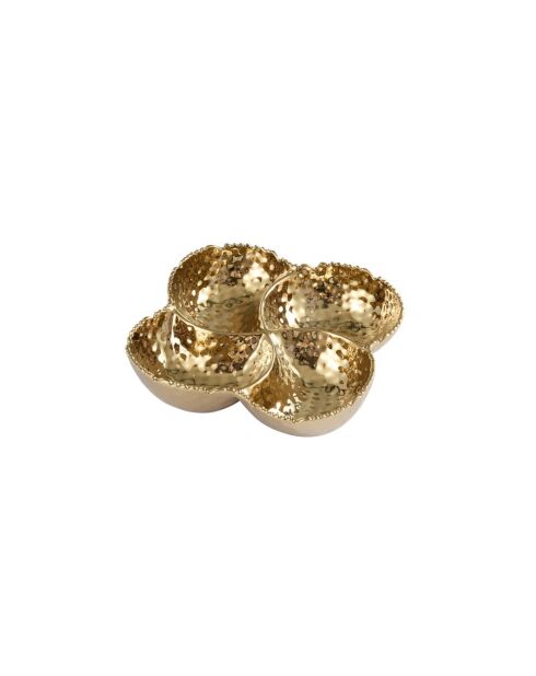 Cuenco con 4 compartimentos Gold Millennium gold - 22,9 x 22,9 x 6,4 cm
