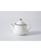 Witte en gouden theepot Salerno