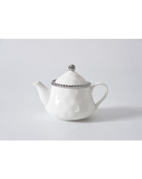 Witte en gouden theepot Salerno